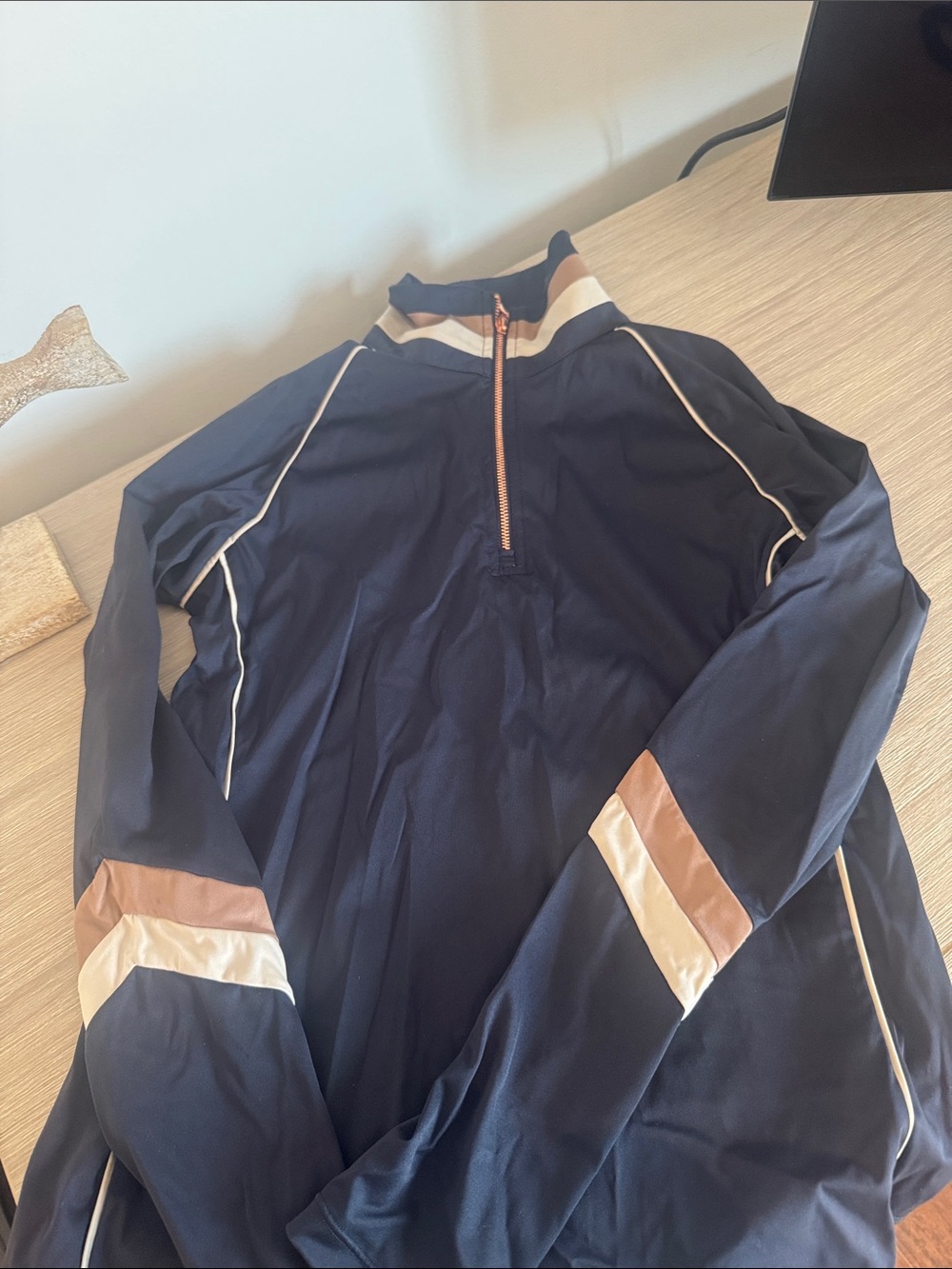 Navy Unicorn Exceptionnel equestrian sunshirt - S